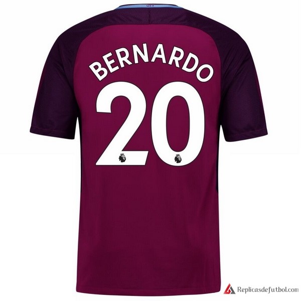 Camiseta Manchester City Segunda equipación Bernardo 2017-2018